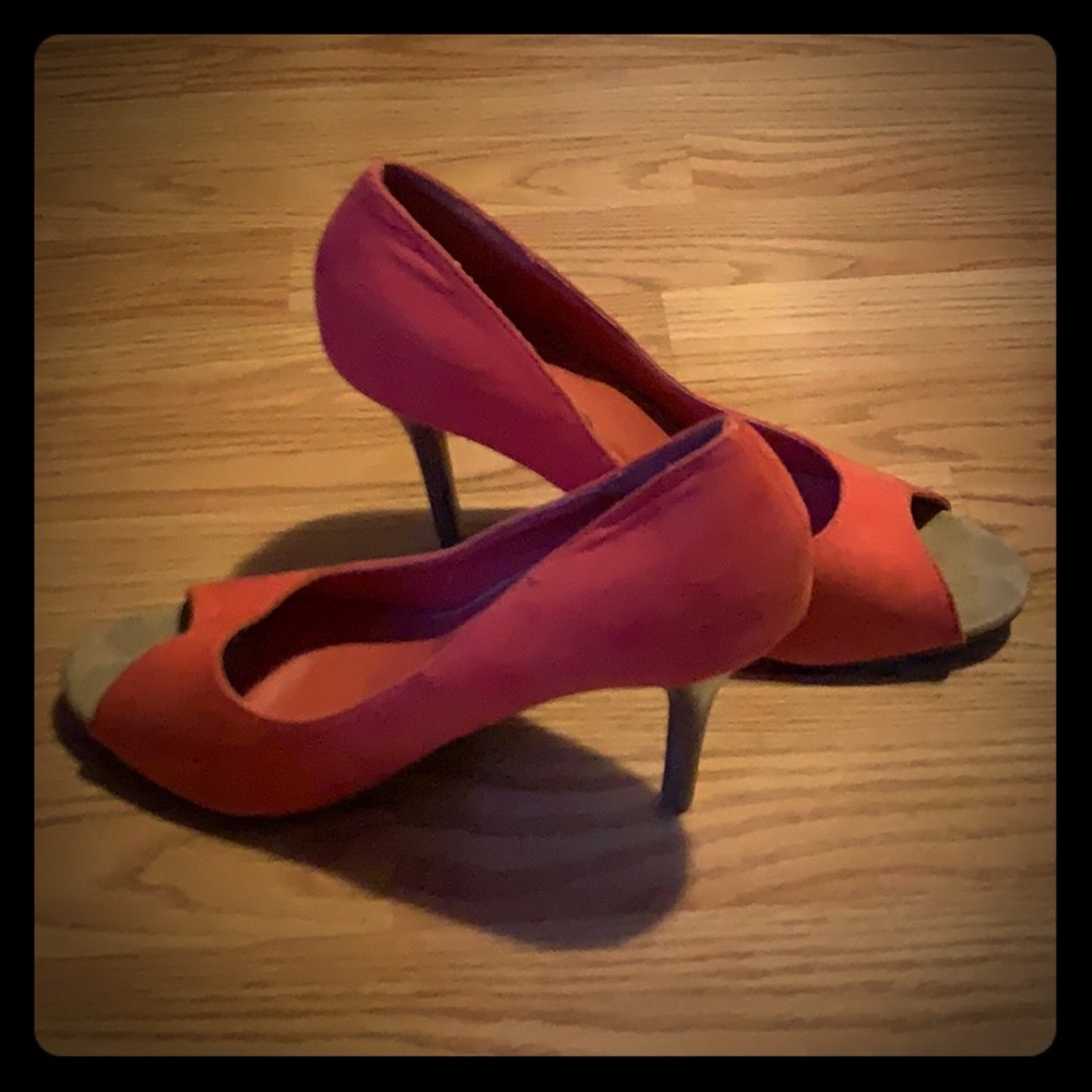 Coral Heels - 3 inch Stilettos